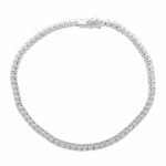 Diamant Riviérearmband Weißgold 750/18K. ca. 0,70Ct. - Bild 4 Vorschau