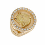 Gianni Versace Medusa Diamant Ring Gelbgold 750/18K. ca. 1,00ct. Vorschau