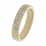 Pavée Ring Gr.56 Gelbgold 585 / 14K mit 0,48ct Diamant Vorschau