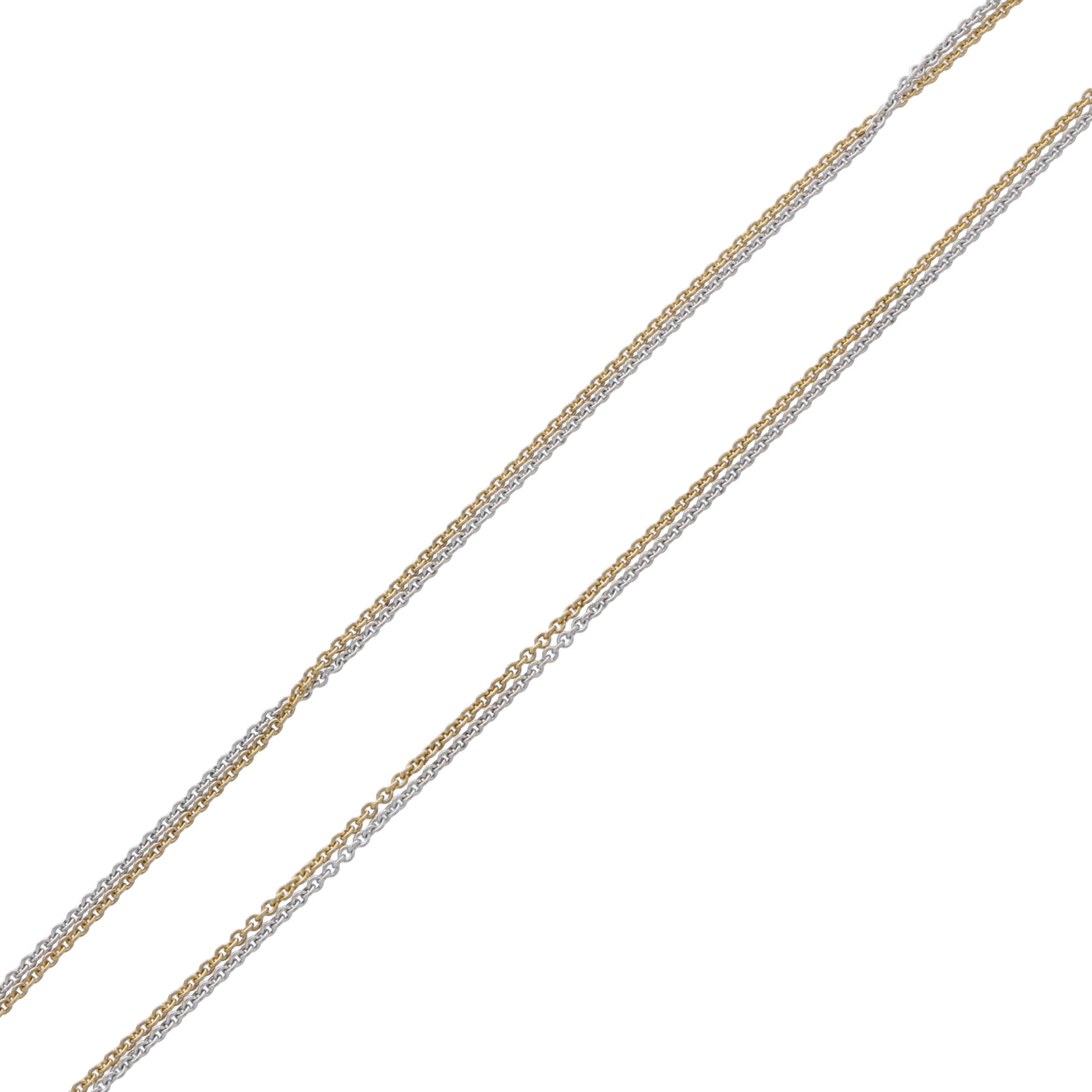 Diamant Solitär Collier Gelb- & Weißgold 585/14K. ca. 0,45ct. - Bild 3