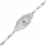 Art Deco Diamant Armband Weißgold 750/18K. ca. 1,60ct. - Bild 3 Vorschau