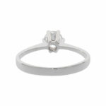 Diamant Solitär Ring Weißgold 585/14K. ca. 0,45ct. - Bild 3 Vorschau