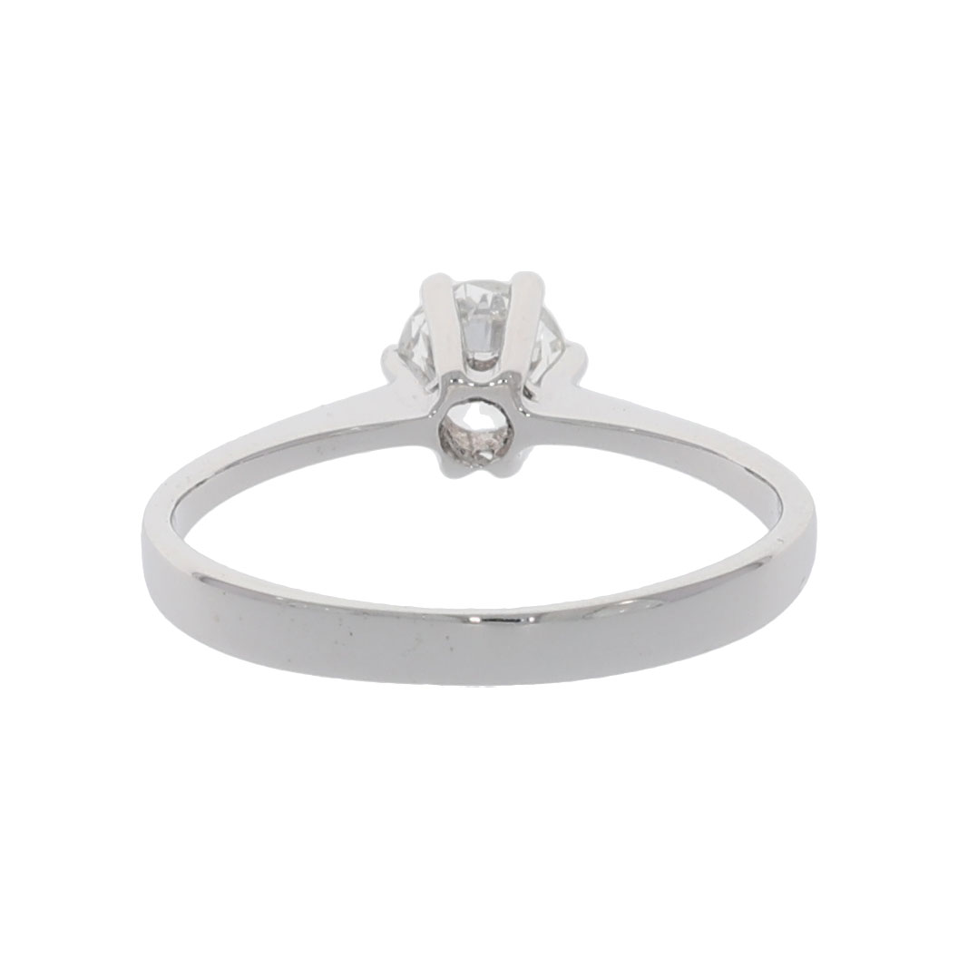 Diamant Solitär Ring Weißgold 585/14K. ca. 0,45ct. - Bild 3