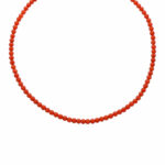 Rote Korallen Kette ca. 42cm ca. 4,7mm Kugeln - Bild 2 Vorschau