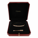 Cartier Love Armreif kleines Modell Gr.20 Roségold 750 / 18K im Full Set Vorschau