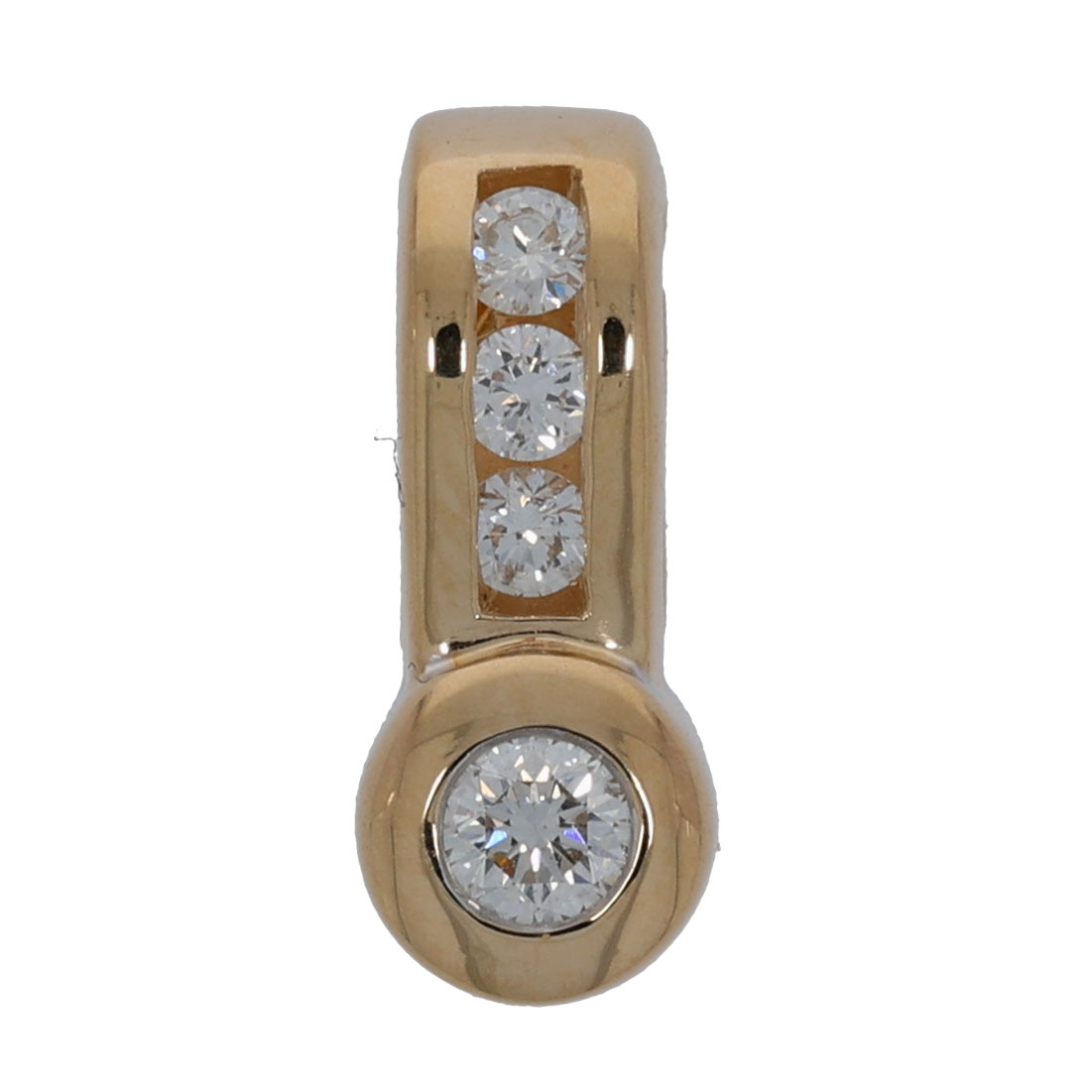 Christ Diamant Anhänger Gelbgold 585/14K. ca. 0,25ct.