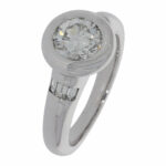 Diamant Solitär Ring Weißgold 750/18K. ca. 1,00ct. Vorschau