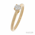 Cartier Solitärring Gr.48 Gelbgold 0,26ct Diamant Cartier / GIA Zertifiakt Vorschau