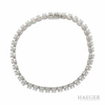 Tennisarmband 17cm Weißgold 750 / 18K mit 4ct Diamanten - Bild 4 Vorschau