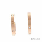 Cartier Love Creolen Roségold 750 / 18K m. Diamanten Vorschau