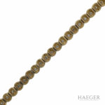 Diamant Riviérearmband Gelbgold 750 / 18 Kt. ca. 1,00 ct. - Bild 3 Vorschau