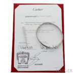 Cartier Love Diamant Armreif Gr.19 Weißgold FULL SET - Bild 3 Vorschau