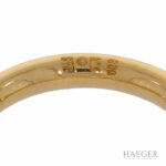 Damenring Gelbgold 900/21,6kt. Gr. 54 - Bild 4 Vorschau