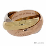 Cartier Trinity Ring Tricolorgold 750 / 18 Kt. Gr 56 - Bild 2 Vorschau