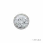 Kette m. Diamant Anhänger Platin 950 ca. 0,7ct. - Bild 2 Vorschau