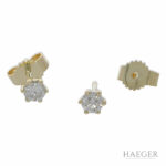 Solitär Diamant Ohrstecker Gelbgold 585 / 14 Kt. ca. 0,30ct. - Bild 3 Vorschau