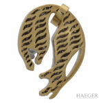 Diamant Panther Anhänger Gelb- & Weißgold 750 / 18 Kt. ca. 2 ct. - Bild 3 Vorschau