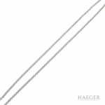 Erbsenkette 60cm Weißgold 750 / 18K Vorschau