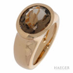 Wempe Rauchquarz Ring Gelbgold 750 / 18 Kt. GR 55 Vorschau