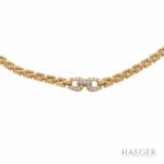 Cartier Maillon de Panthére Diamant Collier Gelbgold 750 / 18 Kt. ca. 2,15 ct. - Bild 2 Vorschau
