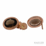 Ohrstecker Roségold 585 / 14K mit Rauchquarz - Bild 3 Vorschau