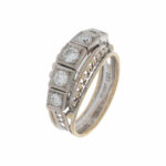 Damen Diamant Ring Gelb- & Weißgold 585/14K. Gr. 57 Vorschau