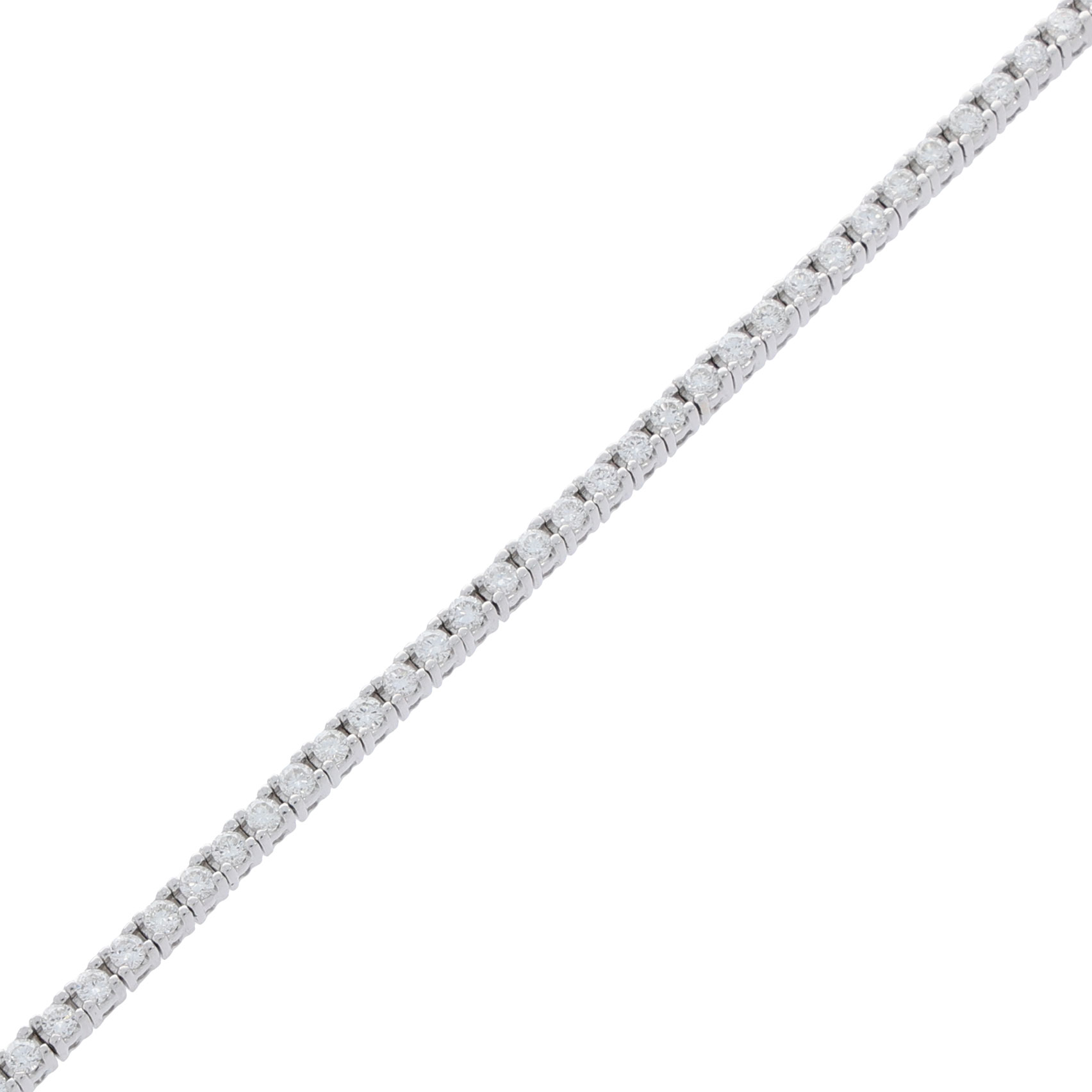Diamant Riviérearmband Weißgold 750/18K. ca. 0,70Ct.