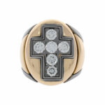 Diamant Ring Gelb & Weißgold 750/18K. ca. 3,50 ct. - Bild 3 Vorschau
