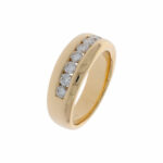 Diamant Ring Gelbgold 750/18K. ca. 0,50 Gr. 55 Vorschau