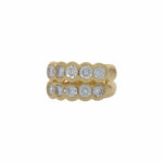 Diamant Creolen Gelbgold 750/18K. ca. 1,00 ct. - Bild 2 Vorschau