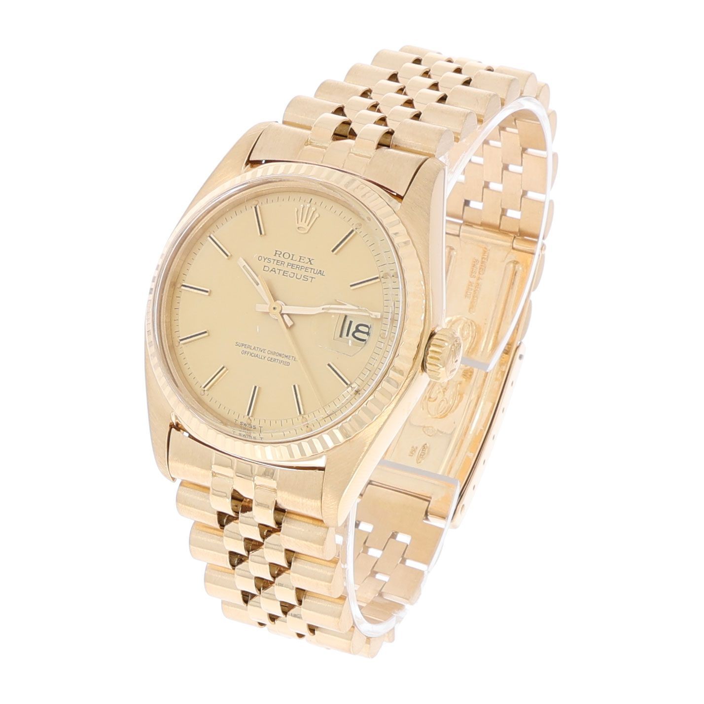 Rolex Datejust 36 ref. 1601 18 K Jubilée Bracelet ca. 1975 Vintage Watch - Bild 3