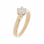 Solitärring Gr.54 Gelbgold 585 / 14K mit 0,7ct Diamant Vorschau