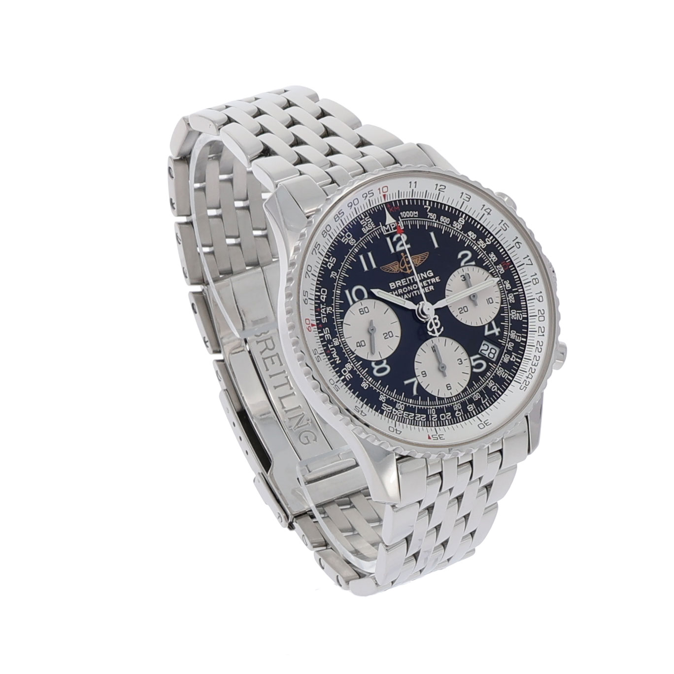 Breitling Navitimer Ref A 23322 Steel Black Dial Full Set 2007 Top Condition - Bild 3