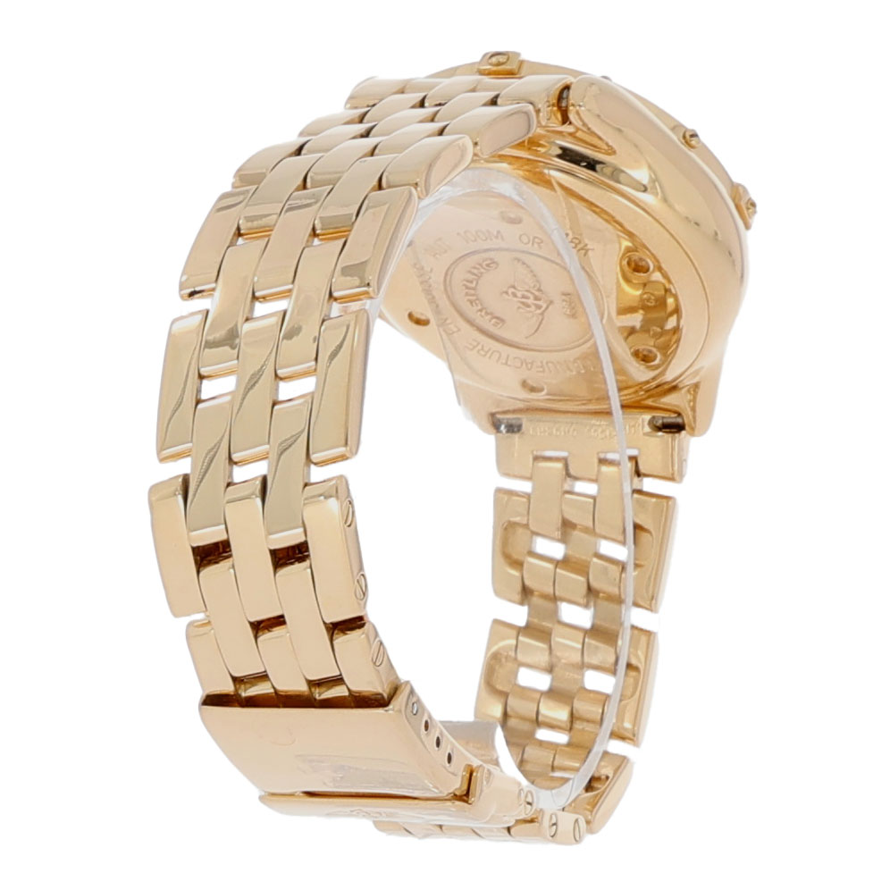 Breitling Chrono Cockpit 18K Gold mit Perlmutt Zifferblatt Full Set 1996 - Bild 7