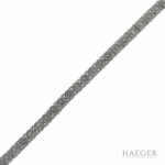 Diamant Riviérearmband Weißgold 750 / 18K. ca. 8,60 ct. - Bild 2 Vorschau