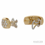 Ohrringe Gelbgold 750 / 18K mit 2ct Diamanten - Bild 3 Vorschau