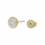 Diamant Ohrstecker Gelbgold 585/14K. ca. 1ct. - Bild 3 Vorschau