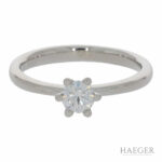 Solitär Diamant Ring Platin 950 ca. 0,36 ct. Lupenrein D GIA - Bild 4 Vorschau
