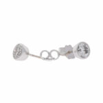 Diamant Ohrstecker Weißgold 750/18K. ca. 1,76ct. - Bild 3 Vorschau