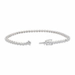 Riviérearmband Weißgold 750/18K. ca. 1,00 Ct. - Bild 3 Vorschau