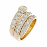Diamant Schlangenring Gelbgold 585/14K. ca. 1,05 ct. GR 50 Vorschau