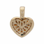 Diamant Herzanhänger Gelbgold 585/14K. ca. 0,75ct. - Bild 2 Vorschau