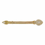 Anstecknadel Gelbgold 750 / 18K mit 0,9ct Diamanten - Bild 3 Vorschau