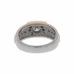 Ring Gr.53,5 Gelb,- Weißgold 750 / 18K mit 0,5ct Diamanten - Bild 4 Vorschau