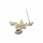 Smaragd Diamant Brosche Gelbgold 750/18K ca. 2,75ct. - Bild 5 Vorschau