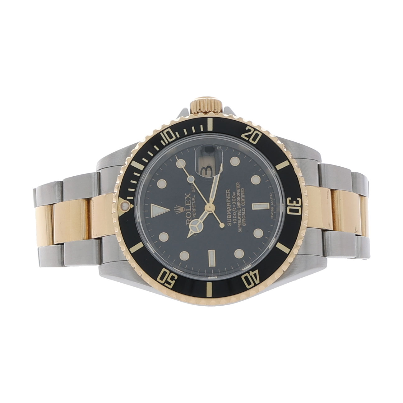 Rolex Submariner Date Ref. 16613T ca.2007 black dial sehr guter Zustand m. Box - Bild 4