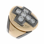 Diamant Ring Gelb & Weißgold 750/18K. ca. 3,50 ct. Vorschau