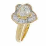 Herzring Gr. 55 Gelbgold 750 / 18K mit 1,5ct Diamanten Vorschau
