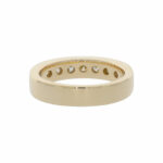 Halbmemoire Ring Gr.56 Gelbgold 585 / 14K mit 1ct Diamanten - Bild 3 Vorschau