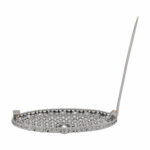 Diamant Brosche Platin 950 ca. 2,00ct. - Bild 4 Vorschau